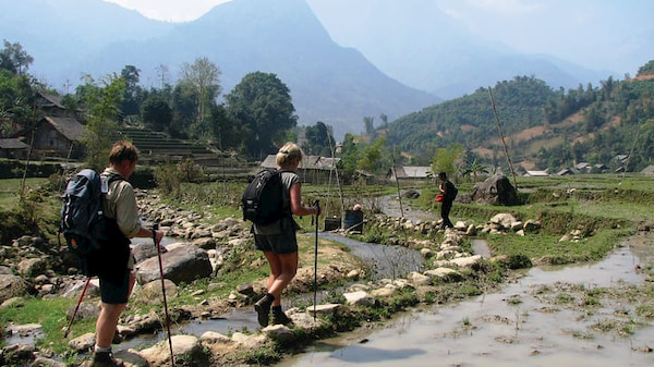 Di bo duong dai la loai hinh du lich duoc yeu thich o Mu Cang Chai